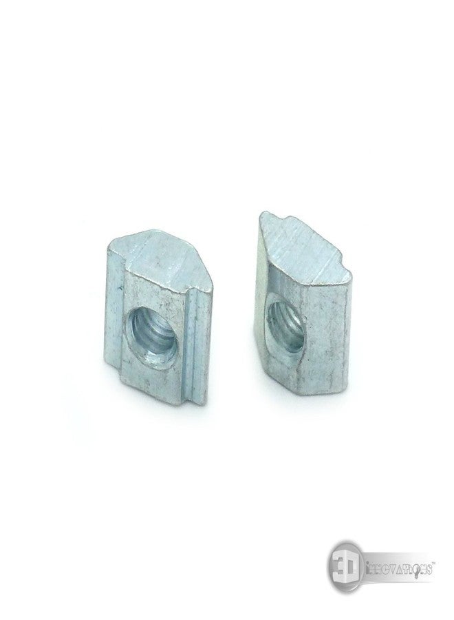 3DINNOVATIONS 3D Innovations T Nut M4 Threaded Pre Assembly T-Nut for 20x20 Aluminum Extrusions/Aluminum Profile (Qty: 25 pcs) (M4 (25pcs), Pre Assembly) - Image 2